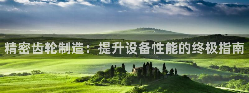 彩神v8官网版：精密齿轮制造：提升设备性能的终极指南