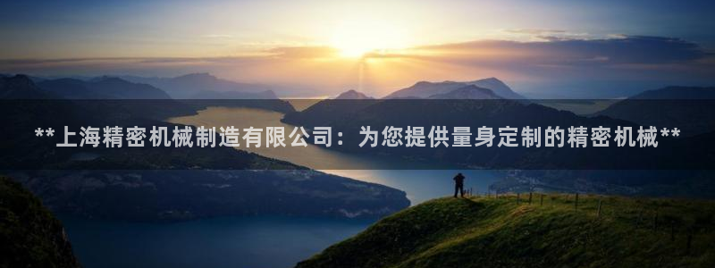 彩神v违法么：**上海精密机械制造有限公司：为您提供量身定制的精密机械**