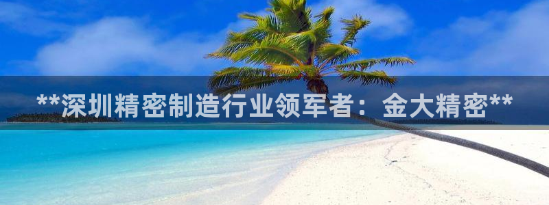 彩神官方网站登录是多少：**深圳精密制造行业领军者：金大精密**