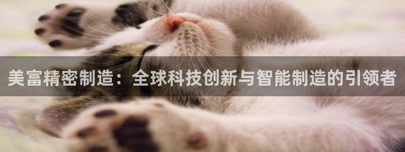 彩神平台能提现吗：美富精密制造：全球科技创新与智能制造的引领者