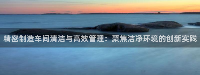 彩神Vll购彩大厅：精密制造车间清洁与高效管理：聚焦洁净环境的创新实践