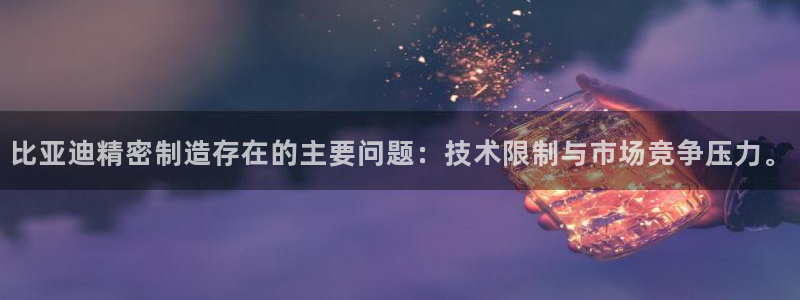 彩神vlll游戏特色：比亚迪精密制造存在的主要问题：技术限制与市场竞争压力。