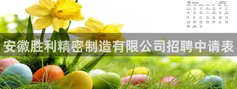 彩神8是正规平台吗安全吗：安徽胜利精密制造有限公司招聘中请表