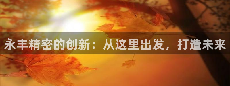 彩神v集团有限公司：永丰精密的创新：从这里出发，打造未来