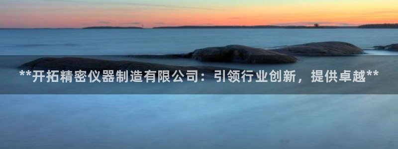 大发彩神官网下载：**开拓精密仪器制造有限公司：引领行业创新，提供卓越**