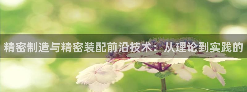 彩神团队是真的吗：精密制造与精密装配前沿技术：从理论到实践的