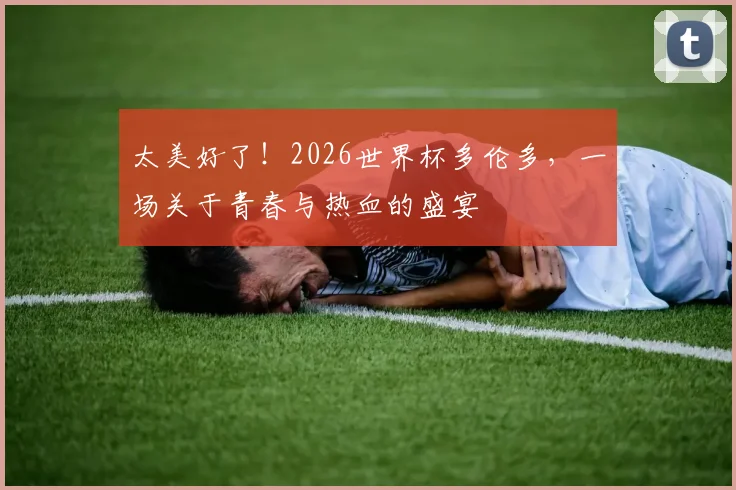 太美好了！2026世界杯多伦多，一场关于青春与热血的盛宴
