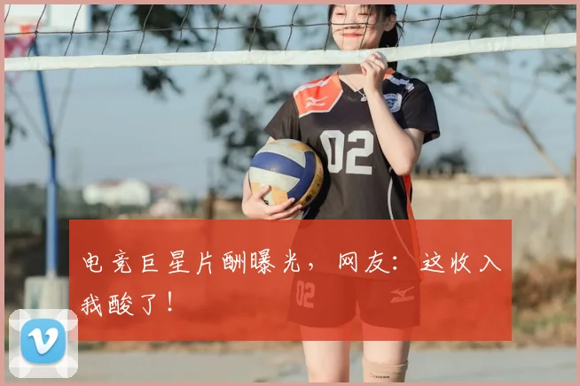电竞巨星片酬曝光，网友：这收入我酸了！