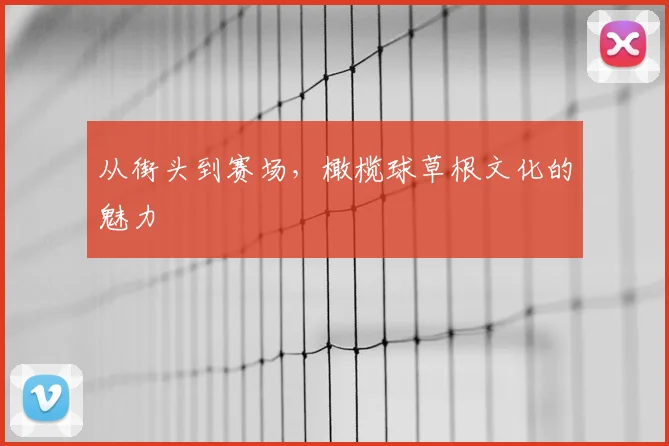从街头到赛场,橄榄球草根文化的魅力
